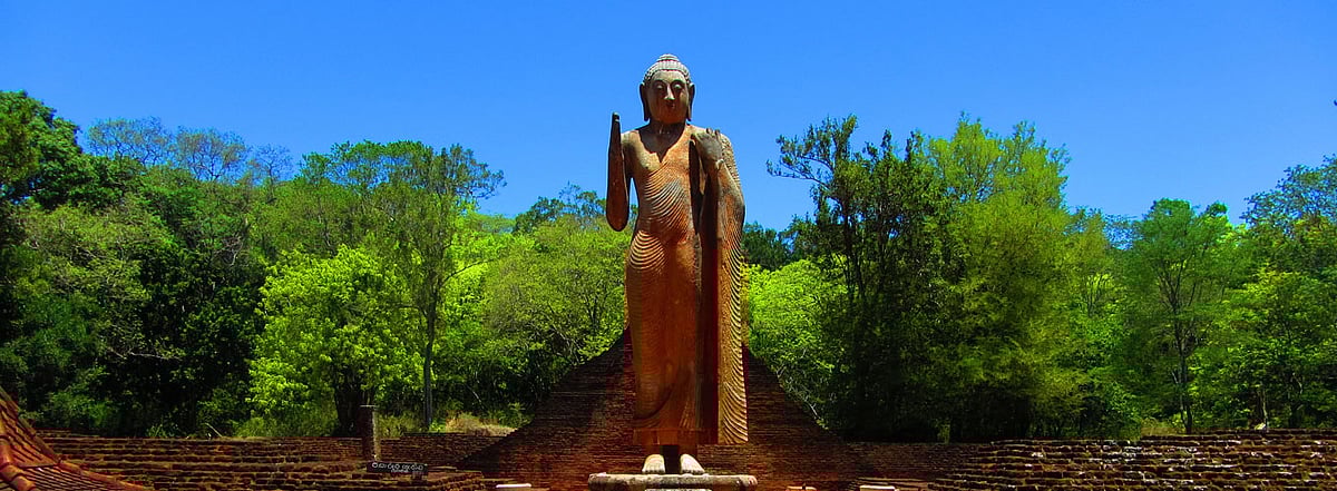 Maligawila free standing Buddha statue