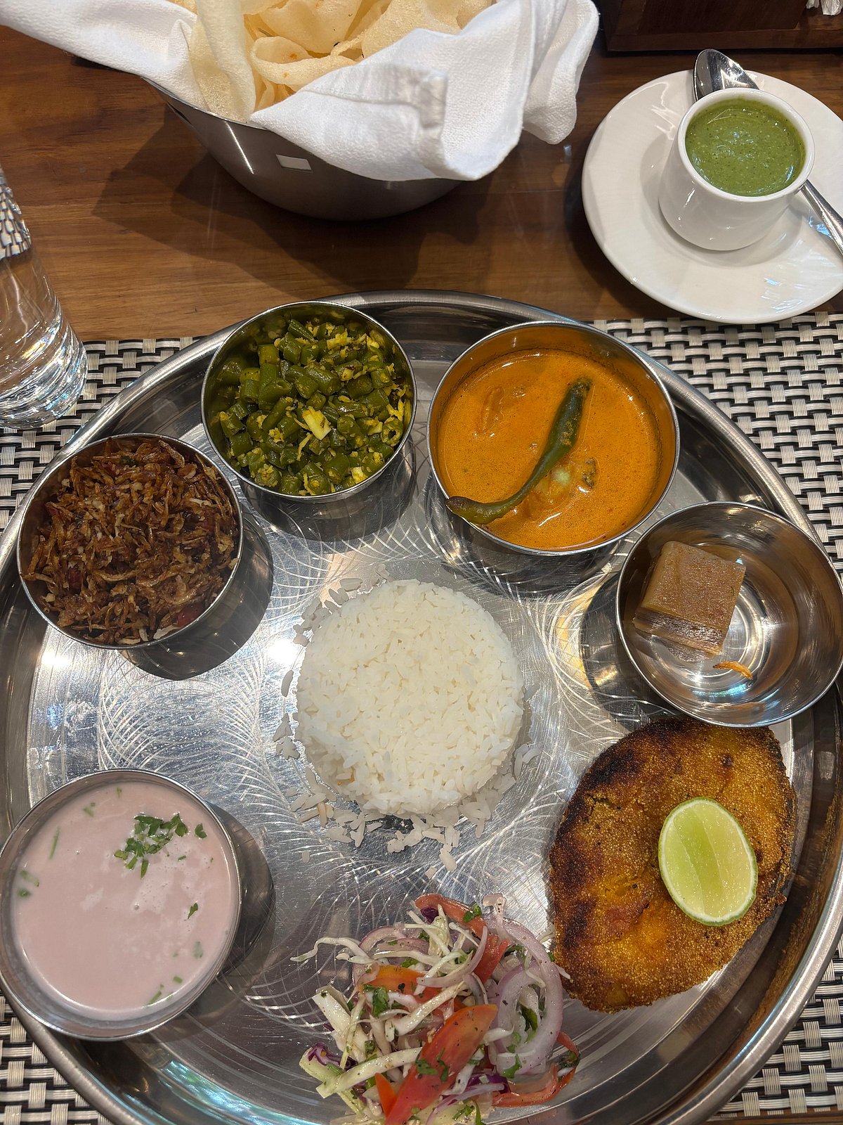 Goan thali