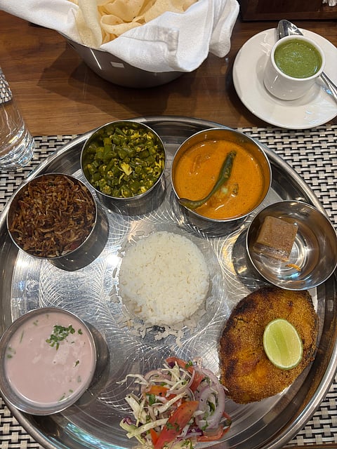 Goan thali