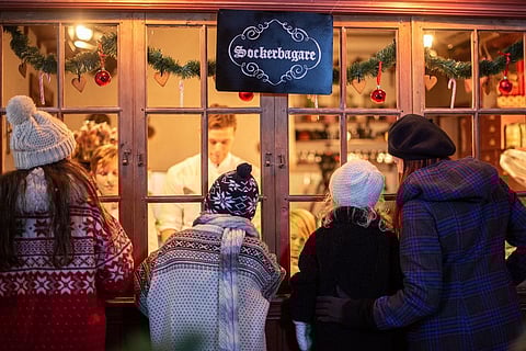 The annual Christmas market features festive stalls offering handmade crafts, and local treats