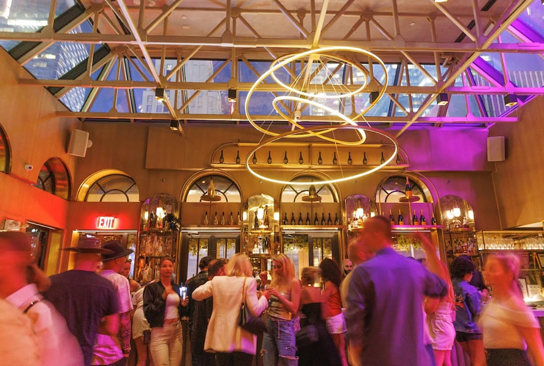 Elsie Rooftop offers great views of either the Times Square Ball Drop 