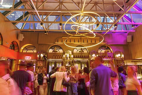 Elsie Rooftop offers great views of either the Times Square Ball Drop 