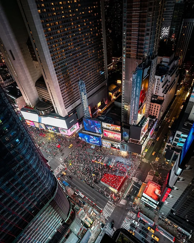 Enjoy a Michelin meal alongside a delicious view of Times Square