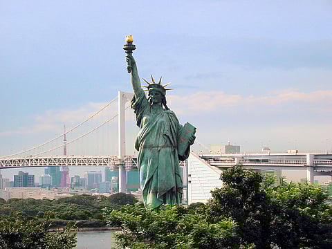 Odaiba Statue of liberty tokyo
