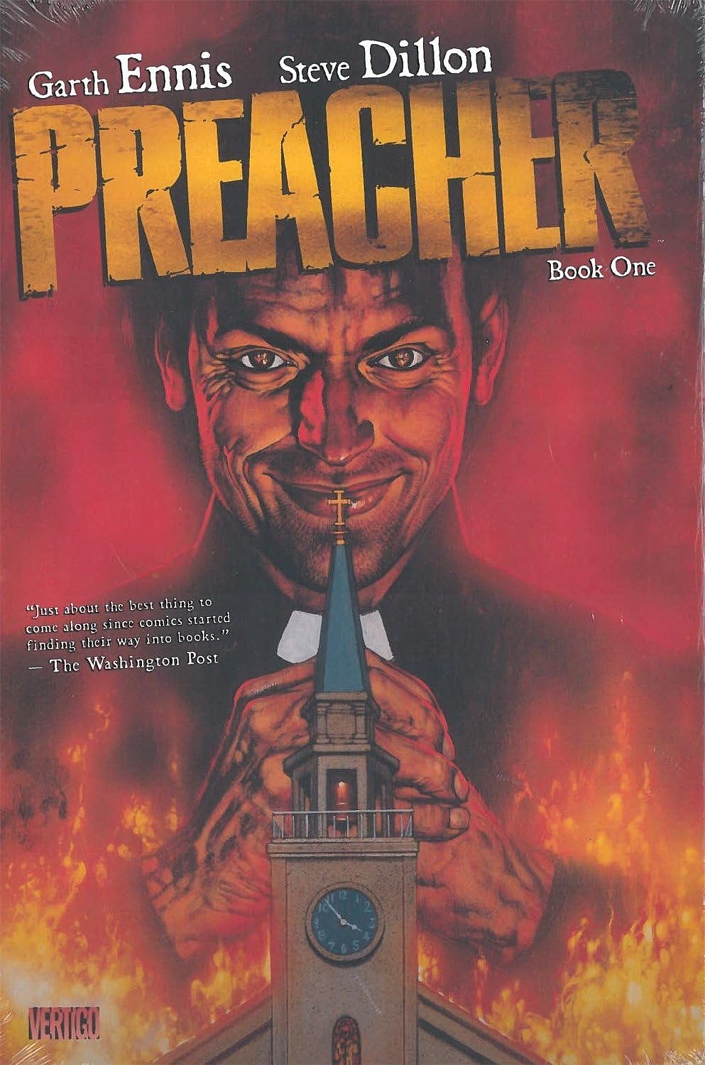 Preacher by Garth Ennis and artist Steve Dillon 