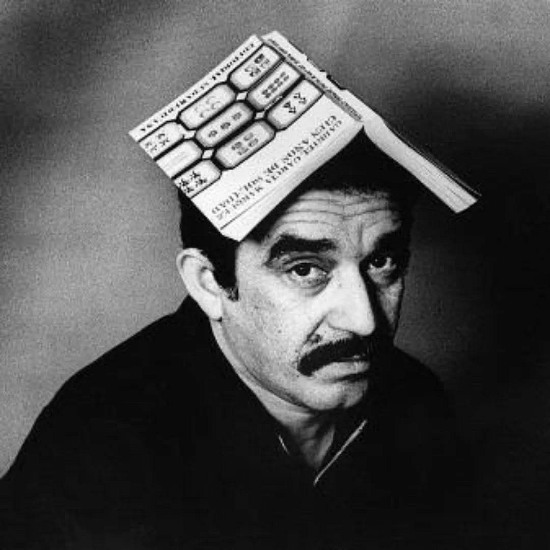 A portrait of the great author, Gabriel García Márquez