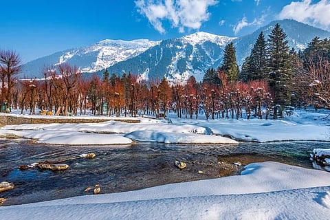 Kashmir in winter is a sight to behold