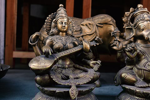The occasion of Basant Panchami celebrates the arrival of the Goddess of Knowledge, Saraswati