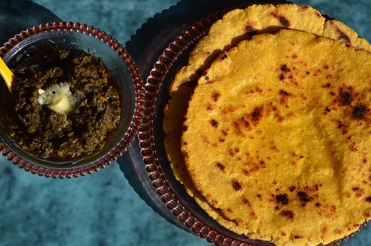 Sarson da saag and makki di roti is a quintessential Punjabi delicacy that is the heart and soul of every occasion
