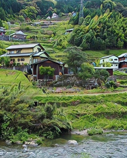 A view of Shikoku Henro Pilgrimage