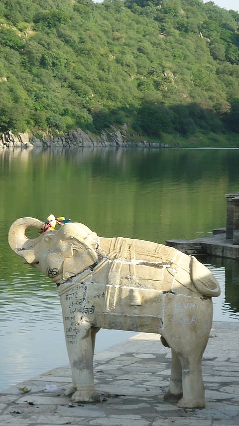 A view of Jaisamand Wildlife Sanctuary