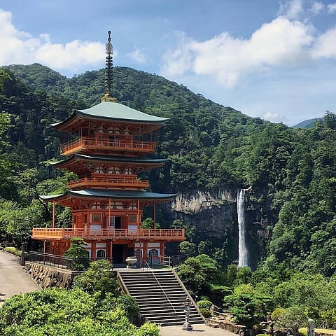 Along the way of Kumano Kodo Pilgrimage