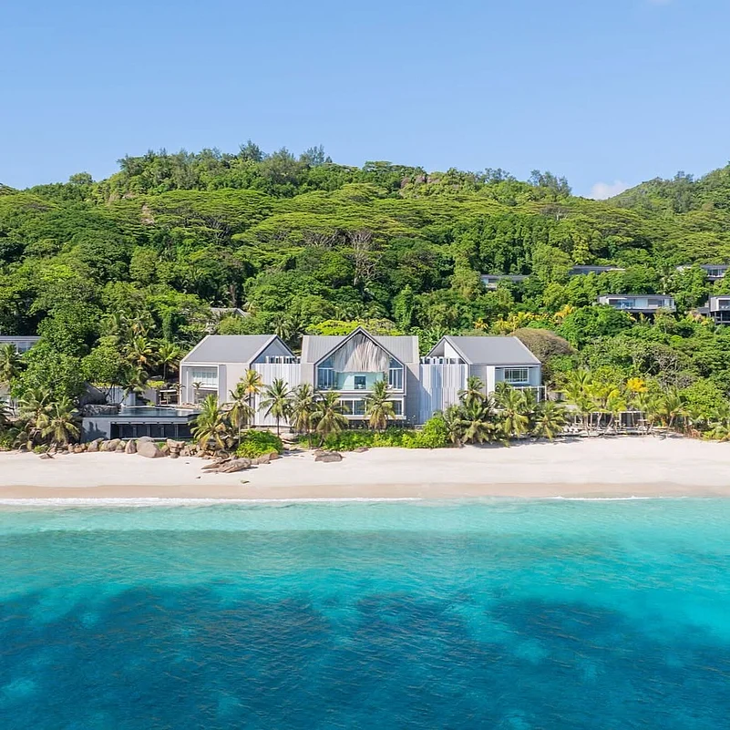 The Cheval Blanc Seychelles has 52 villas that architect Jean-Michel Gathy has imagined as an ode to Creole traditions and a tribute to nature