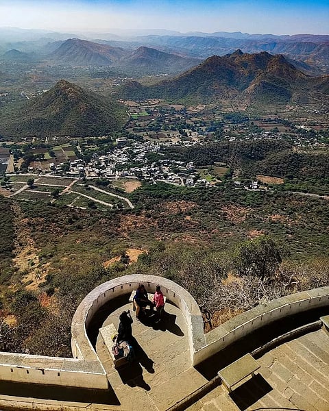 A view from Sajjangarh Fort