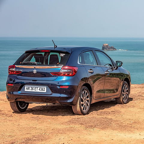 Maruti Suzuki Baleno on the road