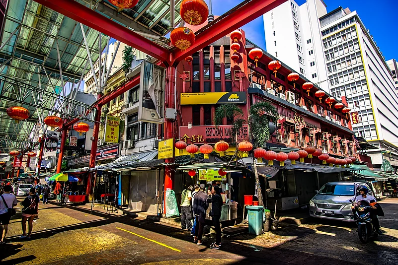 An afternoon at the Petaling street in KL.