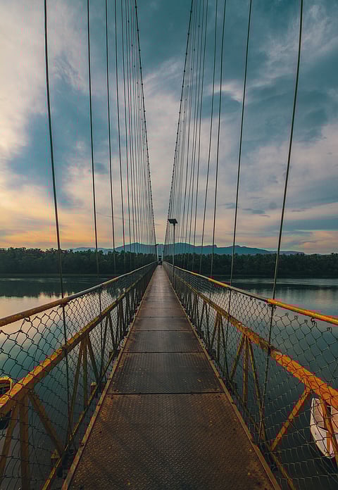 The Hanging Bridge of Honnavar