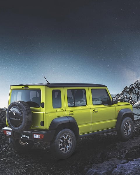 A view of Maruti Suzuki Jimny in its habitat