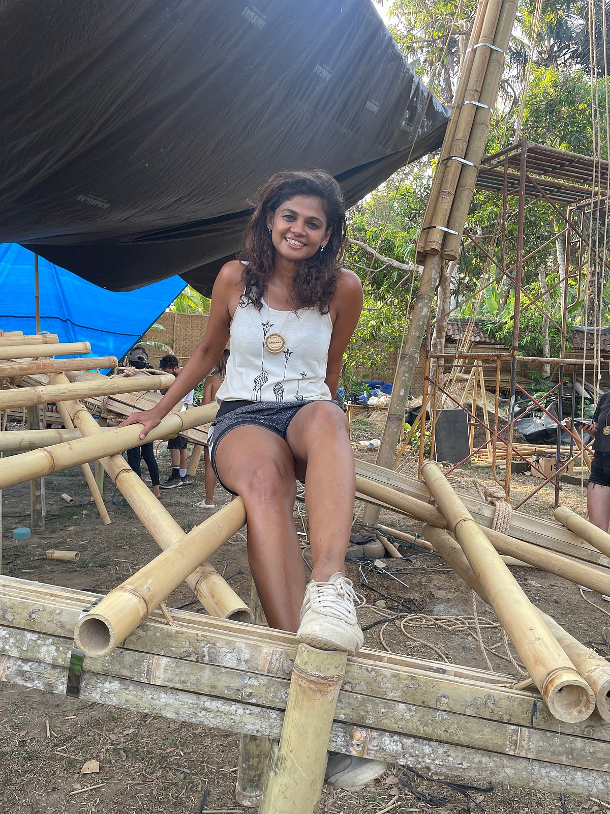 In Bali, Apoorva Shroff learnt about the different types of bamboo, how to grow them, harvest them and how to preserve them