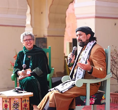 Rana Safvi with Syed Salman Chishty