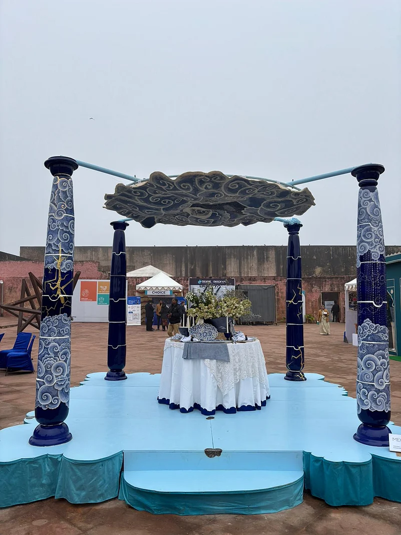 Cloud Pavilion inspired by Badal Mahals of Rajasthan