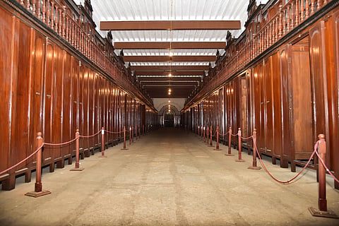 The Nizam's walk through wardrobe at the Nizam's museum