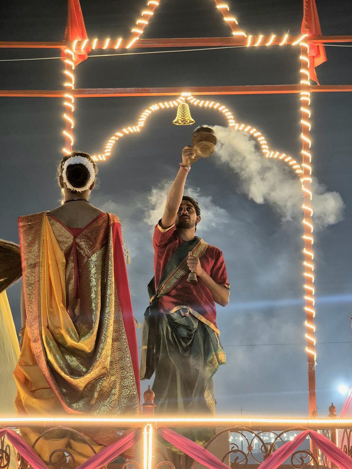 The Ganga aarti creates an aura of devotion at Maha Kumbh 2025