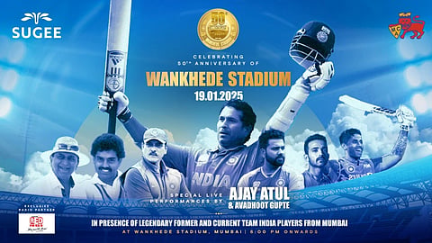 Join cricketing legends like Sunil Gavaskar, Dilip Vengsarkar, Ravi Shastri and Sachin Tendulkar for Wankhede Stadium's 50th anniversary