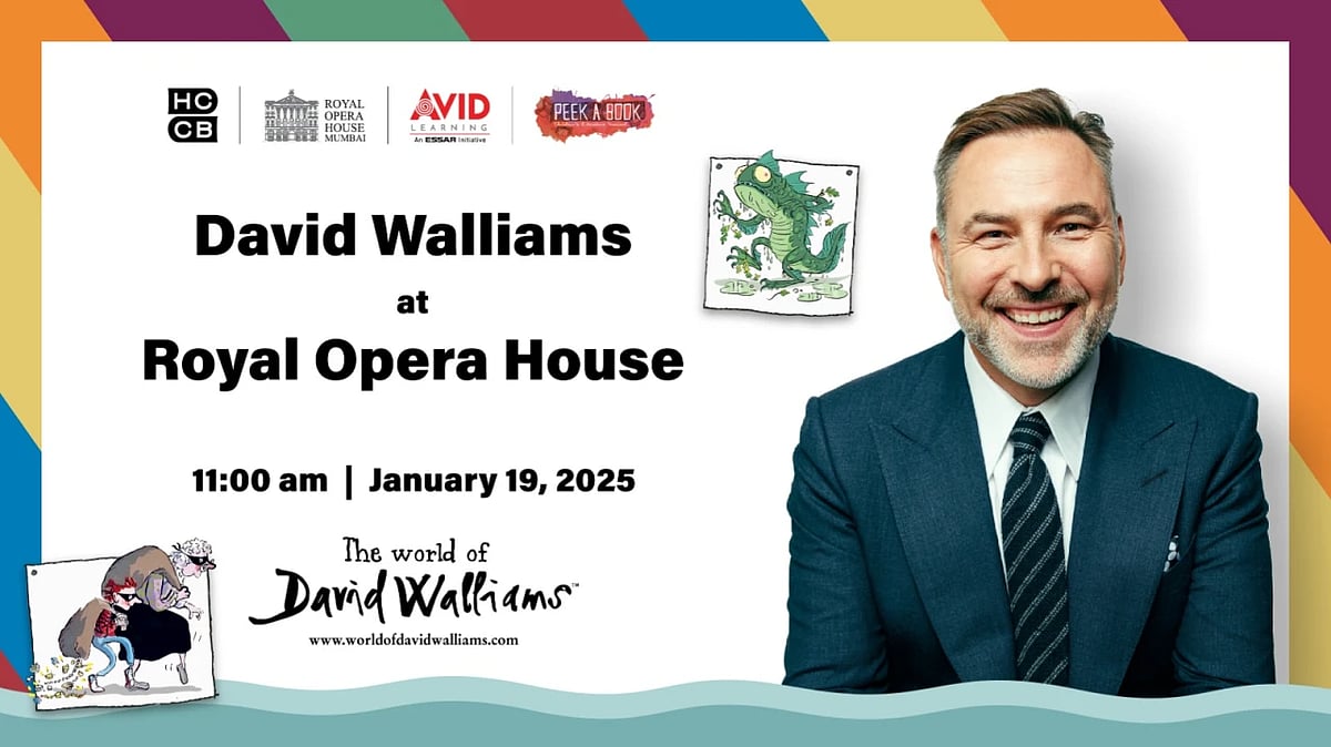 David Walliams will be in Mumbai this weekend as part of his India tour to promote his new book, Super Sleuth