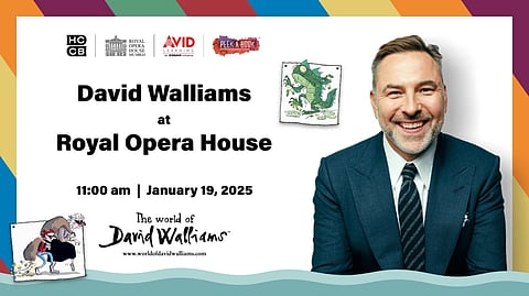 David Walliams will be in Mumbai this weekend as part of his India tour to promote his new book, "Super Sleuth"