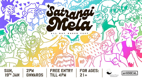 The Satrangi Mela is an all-day queer fest where everyone is welcome to embrace diversity and express themselves freely