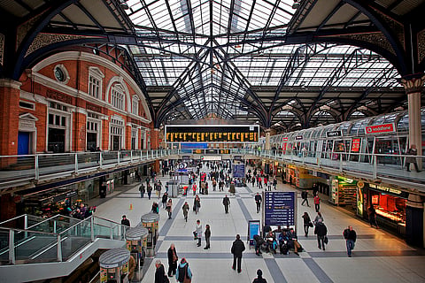 The Elephant Man was shot at the bustling Liverpool Street Station