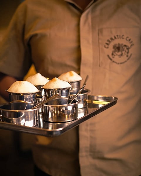 Filter coffee at Carnatic Cafe is a must 