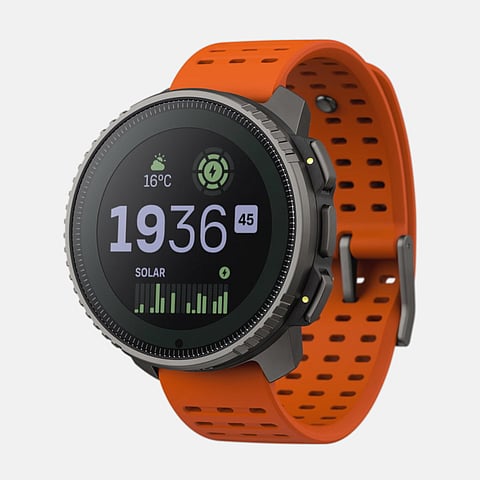 The large-screen Suunto Vertical GPS sports watch is ideal for expeditions into the outdoors