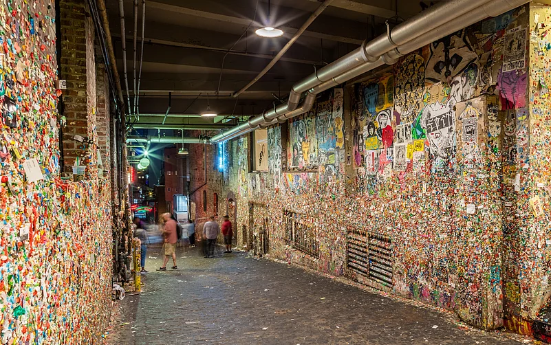 Gum Wall, Seattle