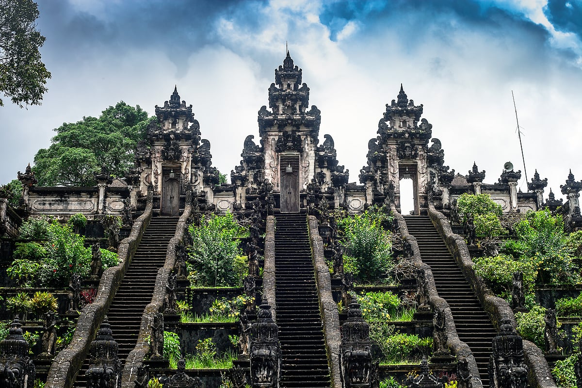Pura Lempuyang Luhur is one of the Sad Kahyangan Jagad or “six sanctuaries of the world”