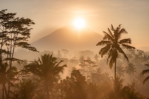 Sunrise over Mount Agung