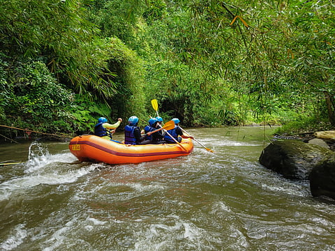 Rafting on the Ayung River