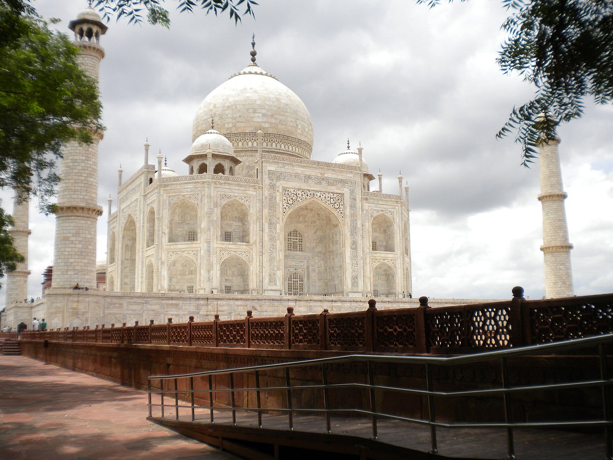 A ramp at the Taj Mahal in Agra that was built after the efforts of Svayam