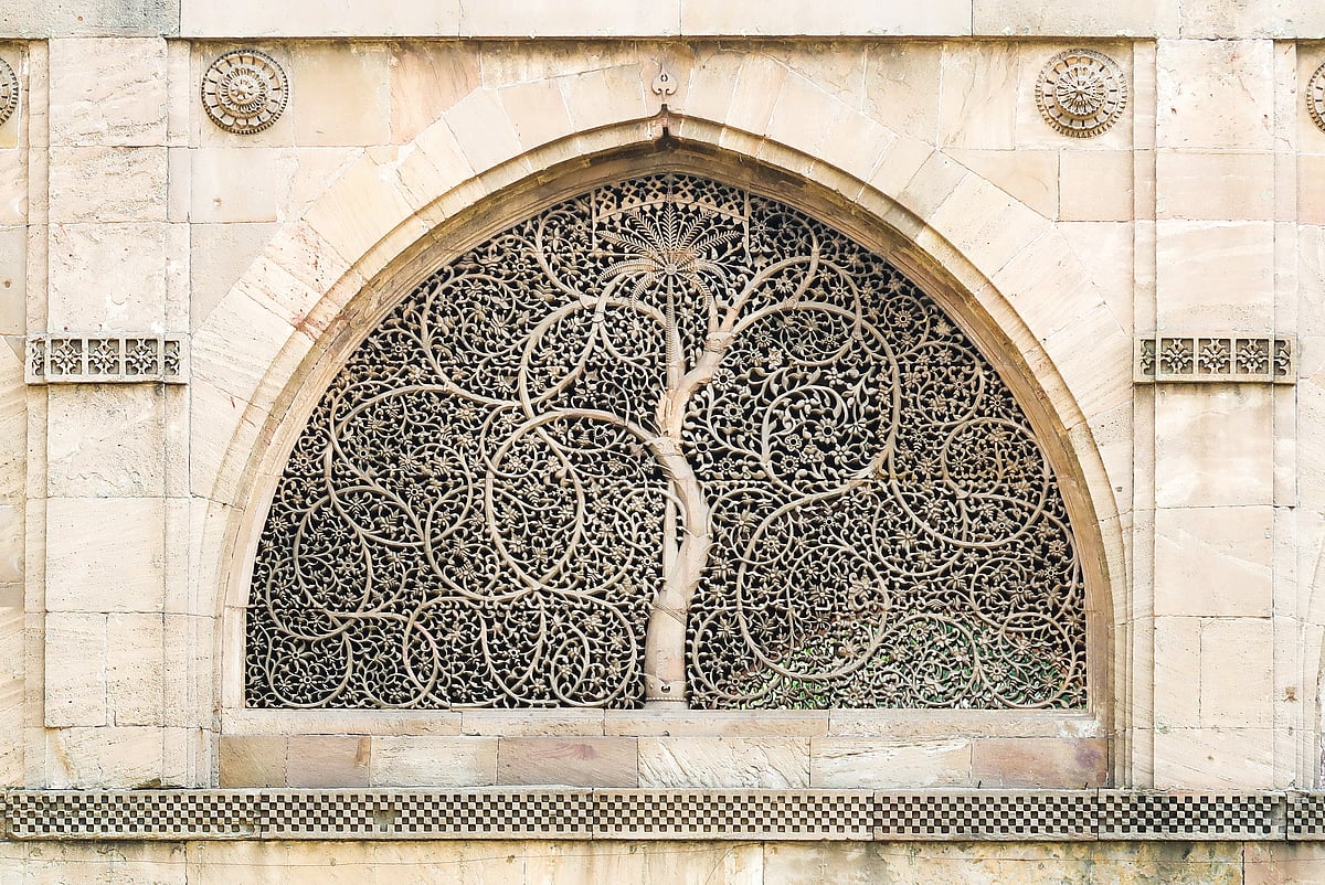 The Sidi Saiyyed Jali has become an unofficial symbol of Ahmedabad