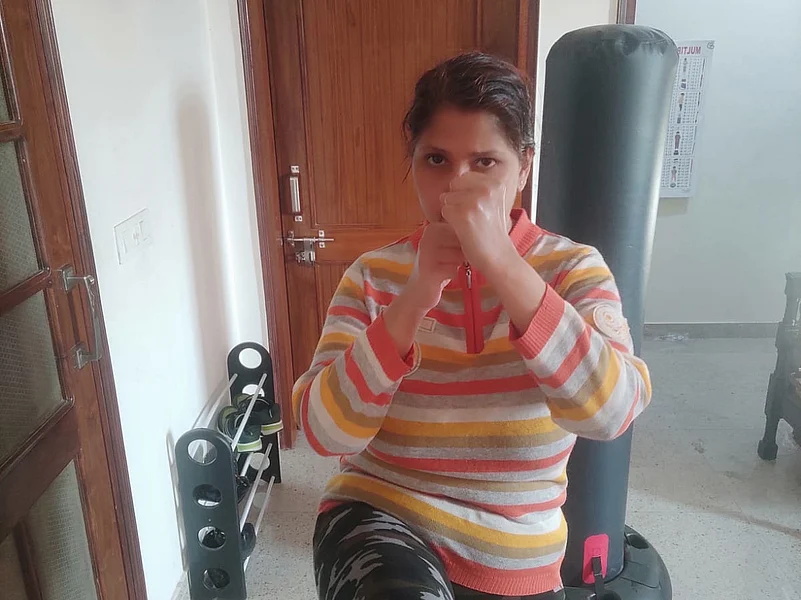 Major (Dr) Madhu Mishra continues to pursue her passion for karate to this day