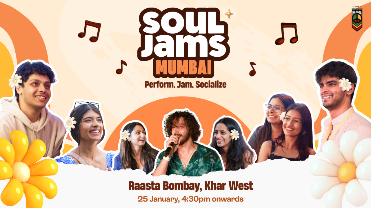 Soul Jams is a free-flowing musical experience where people sing, play instruments and join the community for a musical evening