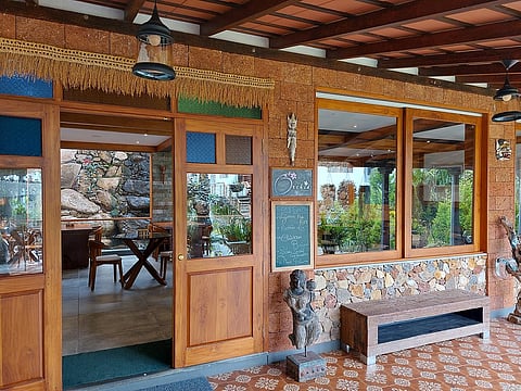 The exterior of The Orchid Restaurant in Yercaud