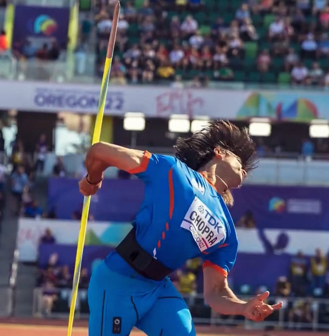 Neeraj Chopra in action