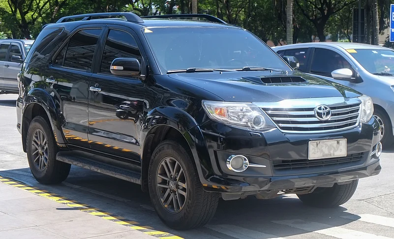 A shot of the Toyota Fortuner