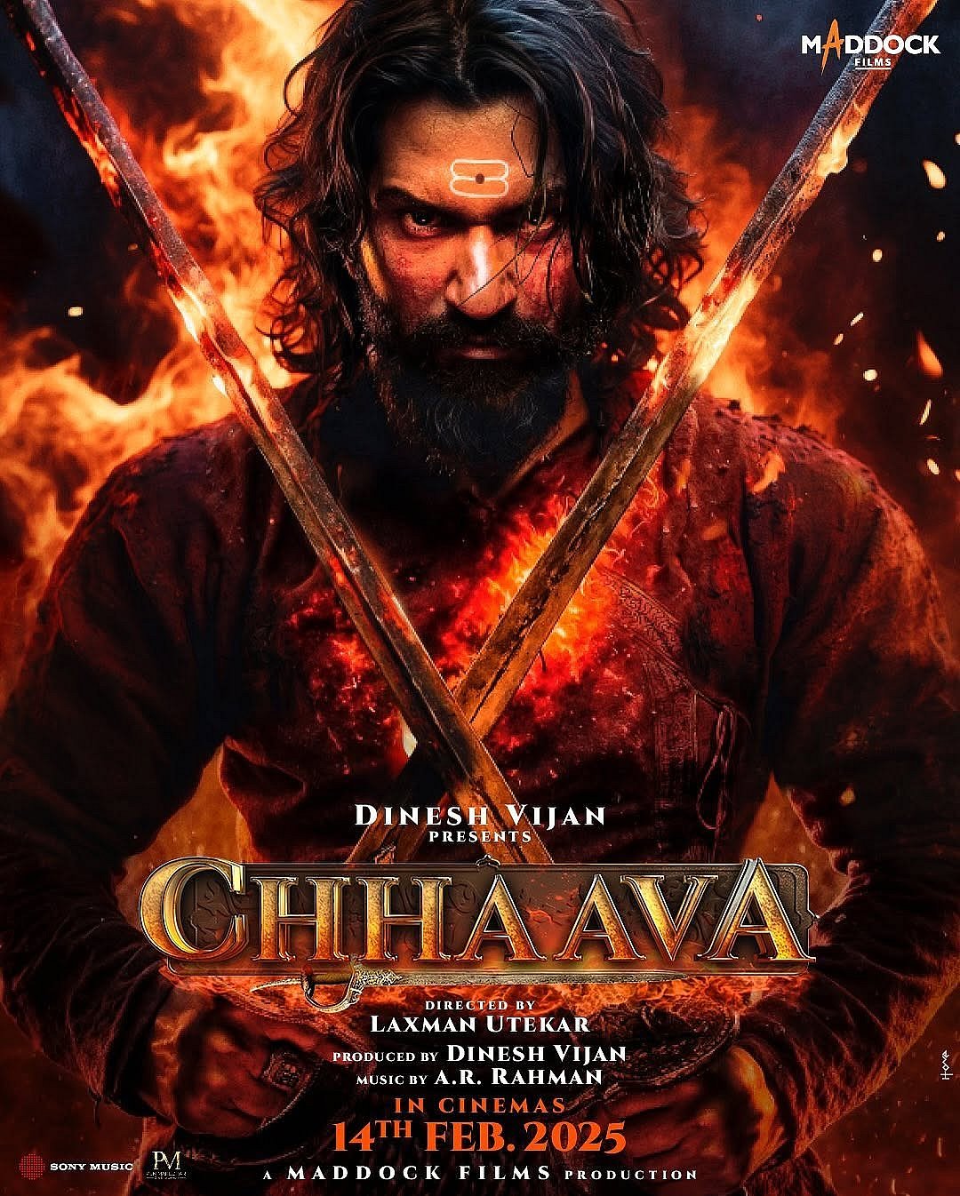 pvrcinemas_official/instagram : The official poster of the film Chhaava