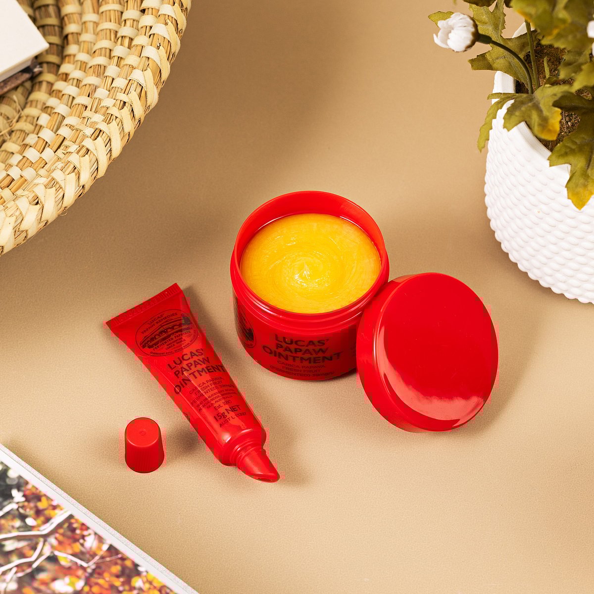 Lucas Papaw Ointment is a multi-purpose balm made from fermented papaya that is famous for its healing properties