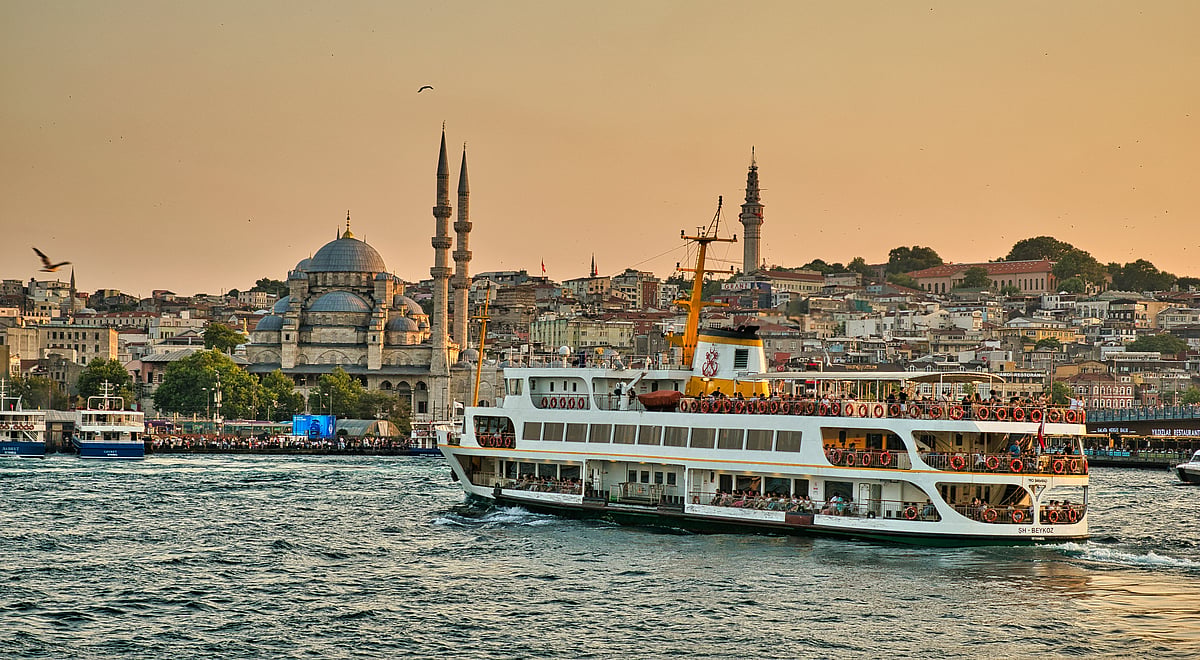 The Bosphorus Strait has become a popular trading centre and tourist attraction owing to its dream-like awe