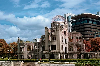Joydeep Mondal : The atomic bomb dome at Hiroshima Japan