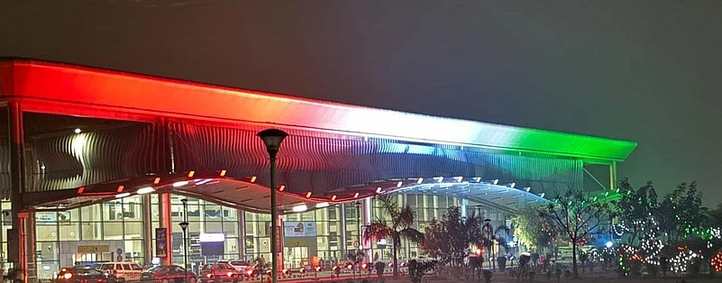 Prayagraj Airport lit-up for Republic Day 2024 festivities
